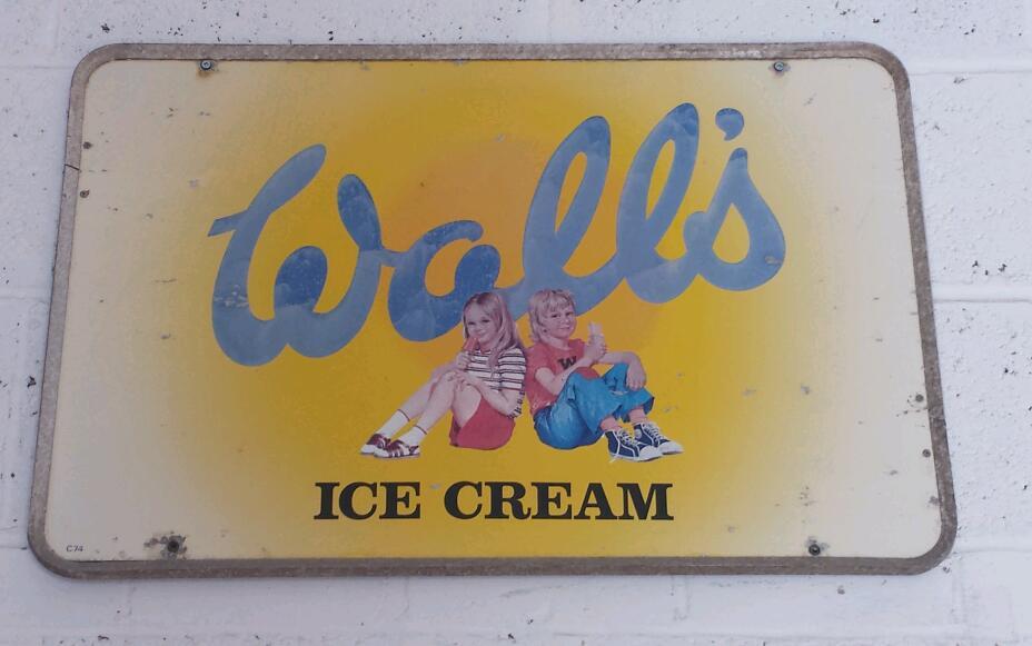 Original Walls Ice Cream enamel sign in Falkirk Gumtree