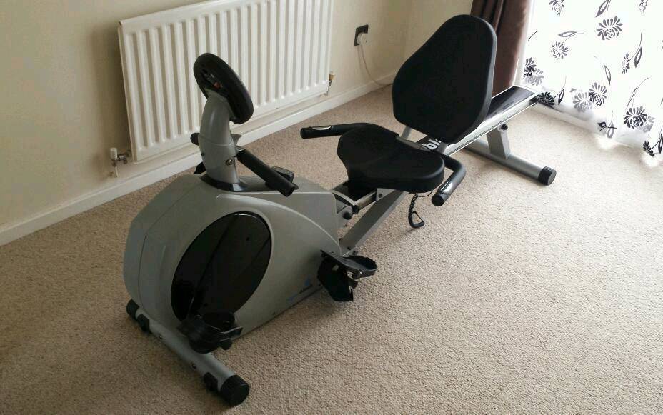 roger black rowing machine and exercise bike