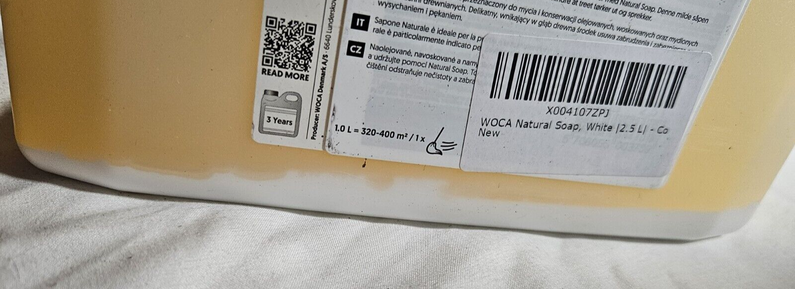 2.5 Liters Woca Wood Floors Cleaner - Natural Soap (See Description)