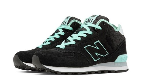New Balance 574 Aqua Mint Black Diamond Tiff Blue Classics