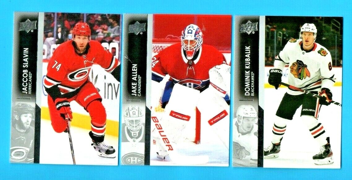 2021-22 Upper Deck Series 1 Hockey Base Complete Set #1-200