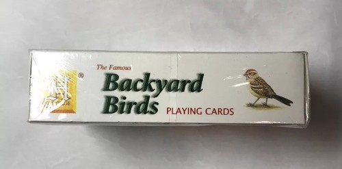 Heritage Playing Cards Backyard Birds 2005 Fun Educational Sealed New