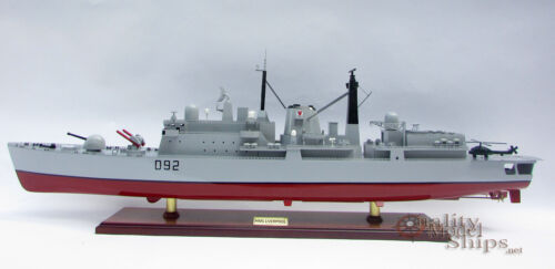 HMS Liverpool (D92) Type 42 Destroyer - Handcrafted War Ship Display Model 39"