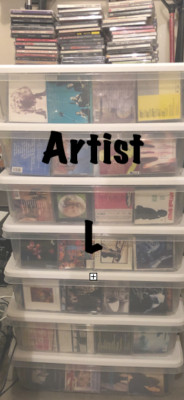 Alphabetized CDs - Flat $5.00  Shipped - Letter L