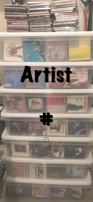 Alphabetized CDs - Flat $5.00  Shipped- Numbers