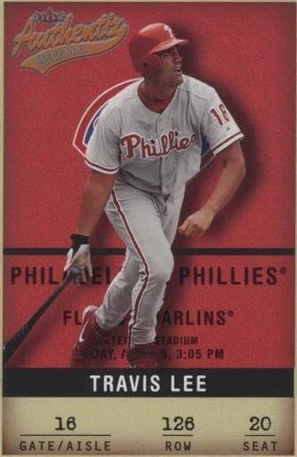 2002 Fleer Authentix - Travis Lee #126