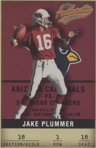 2002 Fleer Authentix Jake Plummer #1