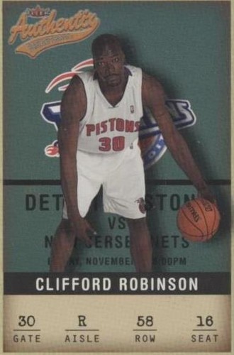 2001-02 Fleer Authentix - Clifford Robinson #58
