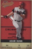 2002 Fleer Authentix - Adam Dunn #9