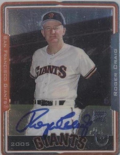 2005 Topps Retired Signature Edition - Roger Craig #TA-RLC