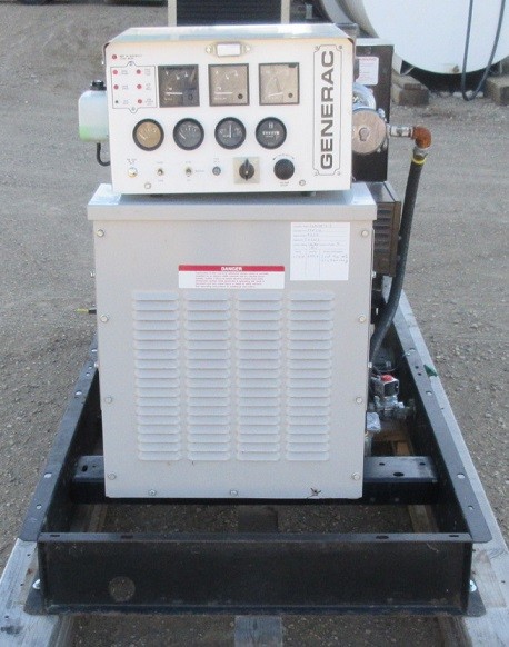 30 kw Generac / Mitsubishi Natural Gas or Propane Generator / Genset - Load Bank