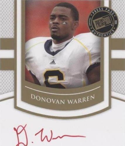 2010 Press Pass Portrait Edition Donovan Warren #SS-DW