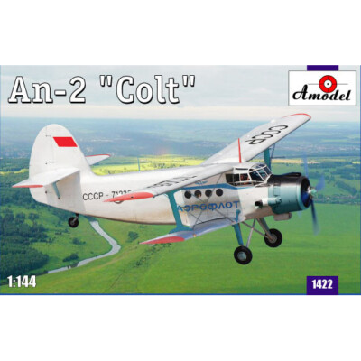 An-2 «Colt» Scale 1/144 - Plastic model kit AMODEL 1422 