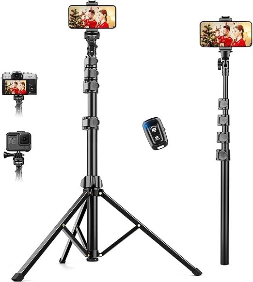 For Iphone & Camera  Victiv Phone Tripod With Remote Phone
