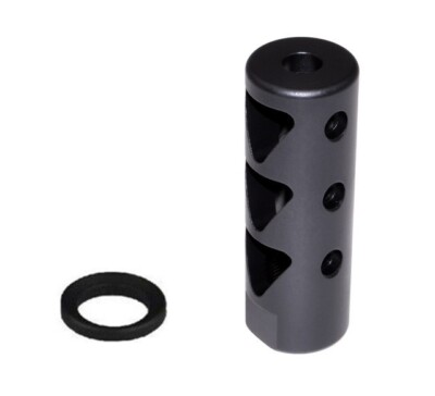All Steel 5/8''x24 Thread Muzzle Brake For 6.5 Creedmoor