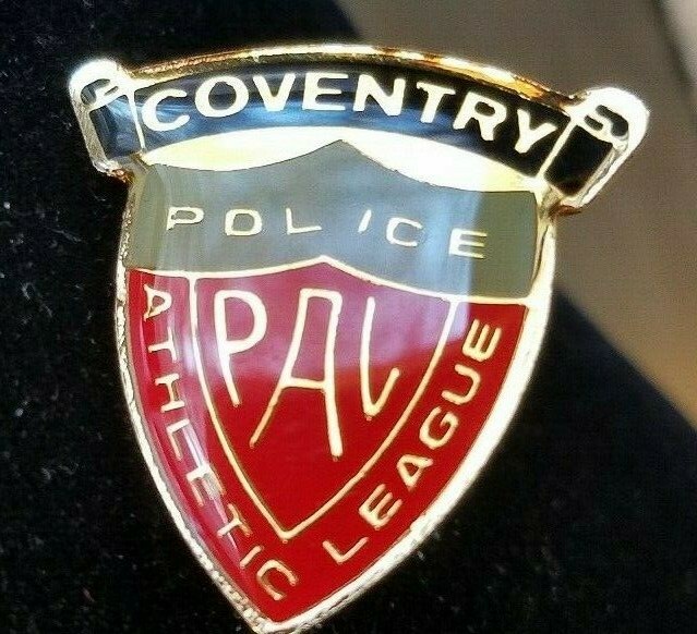 Coventry Police Athletic League PAL Pin Florida Black Red Gold 1