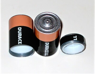 ASSORITED STYLE. BATTERY AND CIG LOOKING PILL CASES. SAFE, STASH, DETERRENT.