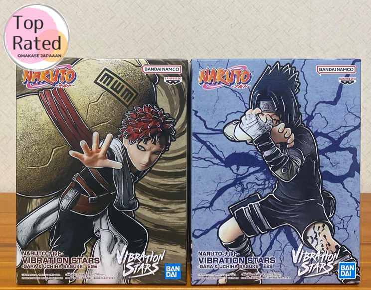 新品　NARUTO VIBRATION STARS サスケ&オビト　２点セット NARUTO-ナルト- 疾風伝 VIBRATION STARS-UCHIHA SASUKE