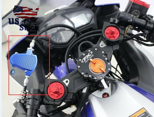 CNC Motorcycle Stunt Clutch Lever Easy Pull Cable System For HONDA YAMAHA USA