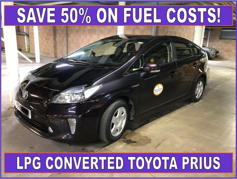 Glasgow PHC Private Hire Uber Car for rent LPG TOYOTA PRIUS in