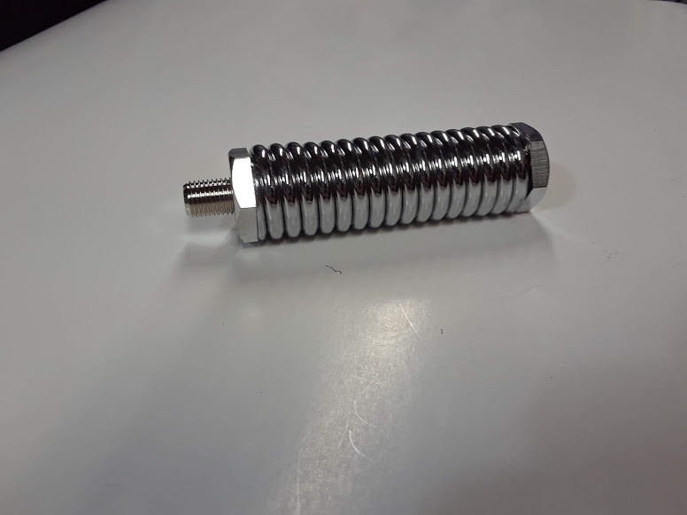 Truckspec TS-504 Heavy Duty Chrome Plated Steel Antenna Shock Spring