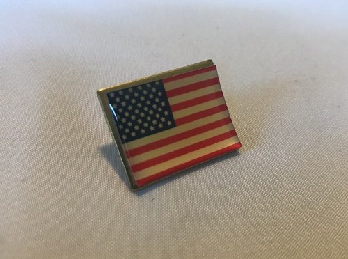 Vintage Collectible Hat Lapel Tie Pin: American Flag Classic Design Nice Quality