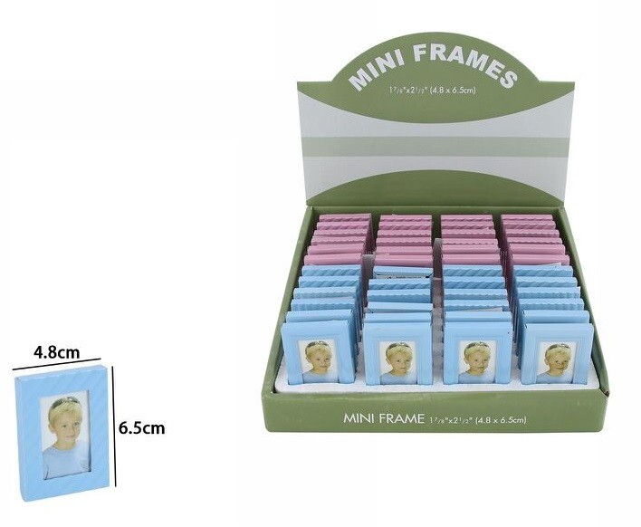 Set 48 Pezzi Cornice Portafoto Porta Fotografie Mini 4.8x6.5cm dfh