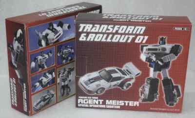 Transformers G1 Masterpiece TR-01 Jazz Action Figure TF Toy Second Edition 16CM