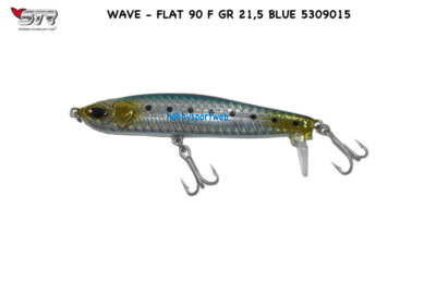 STR WAVE FLAP 90 F GR 21,5 COLORE BLUE 5309015 NO FLA-PEN SPINNING SPIGOLA MARE