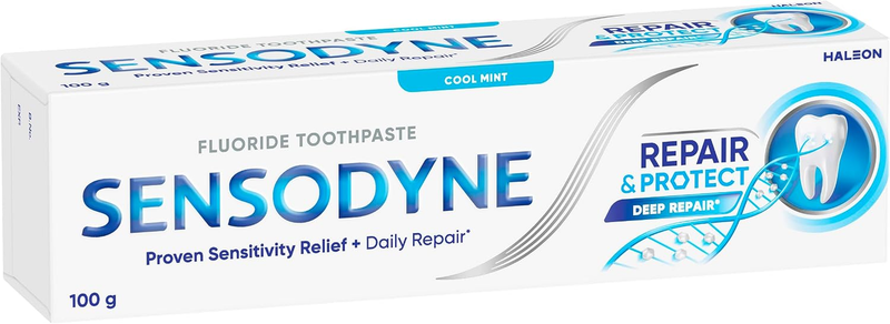 Repair & Protect Fluoride Toothpaste, Cool Mint, 100G