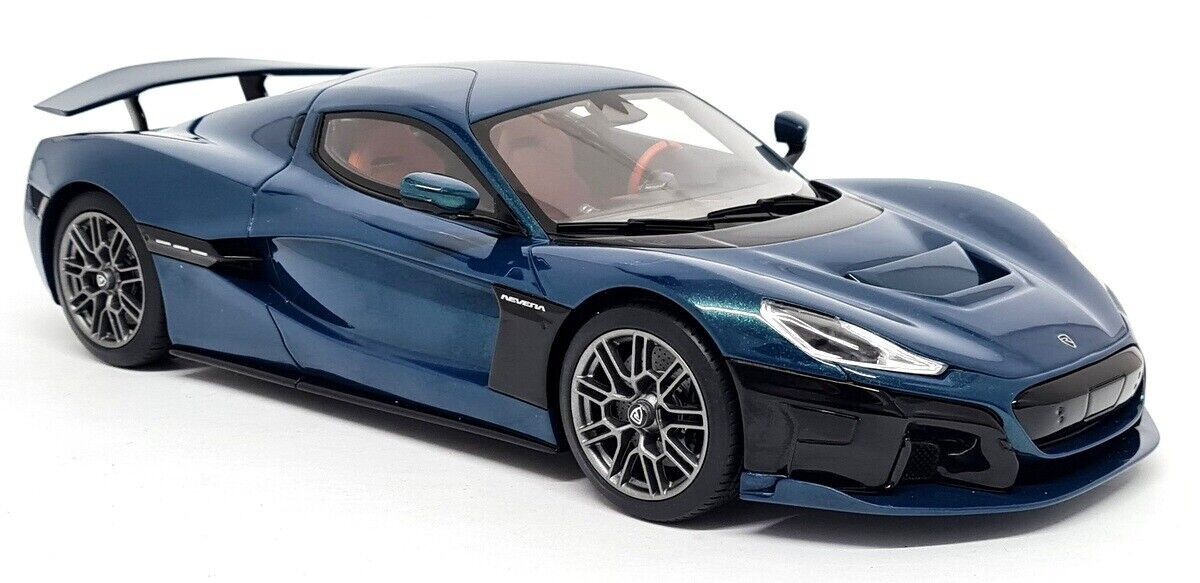 自動車 1/18 GT SPIRIT LIMITED Rimac NEVERA 1/18 GT Spirit 2021 Rimac Nevera (Dark Blue) Resin Car Model