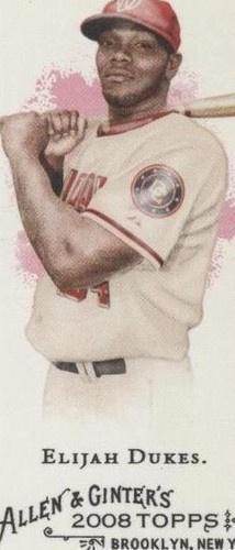 2008 Topps Allen & Ginter's - Elijah Dukes #292