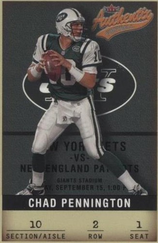 2002 Fleer Authentix Chad Pennington #2