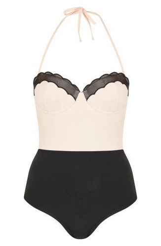 A-line Scallop Onepiece(サイズ1) Topshop Scallop One-Piece Swimsuit Size US 4 UK 8 NWT | eBay