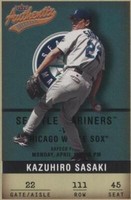 2002 Fleer Authentix - Kazuhiro Sasaki #111