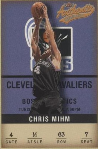 2001-02 Fleer Authentix - Chris Mihm #63