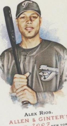 2007 Topps Allen & Ginter's - Alex Rios #326