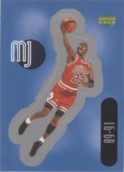 1998-99 Upper Deck Michael Jordan MJ Sticker Collection - Michael Jordan #SU07