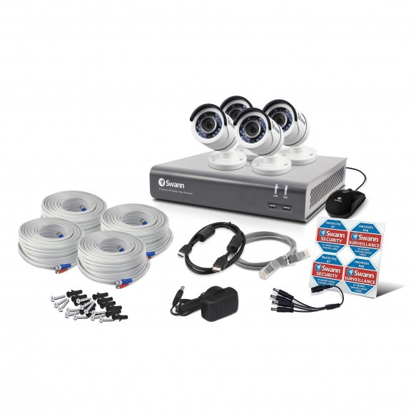 Swann 8 Channel Security System 1080p Full HD DVR-4575 w/ 1TB HDD & 4 cameras