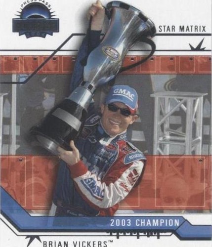 2004 Press Pass Eclipse - Brian Vickers #89