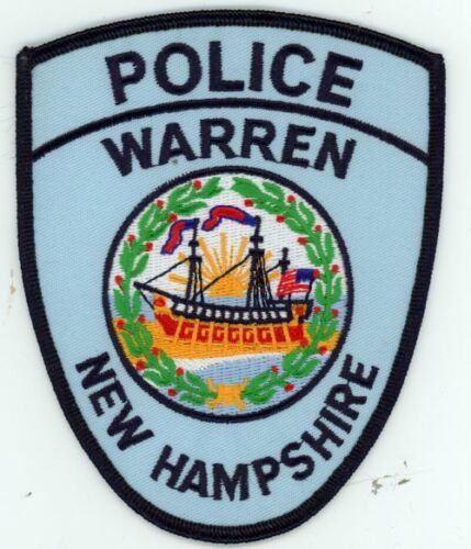 WARREN NEW HAMPSHIRE NH POLICE NICE COLORFUL PATCH SHERIFF