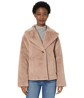 

Куртка из искусственного меха Avec Les Filles (голубь, мед)