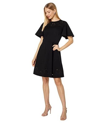 

Платье из понте с вышивкой Kate Spade New York