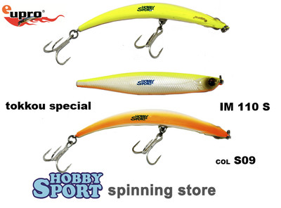 EUPRO TOKKOU MODELLO IM 110 S  COLORE S09 BANANA GIALLA SPINNING MARE LAGO FIUME