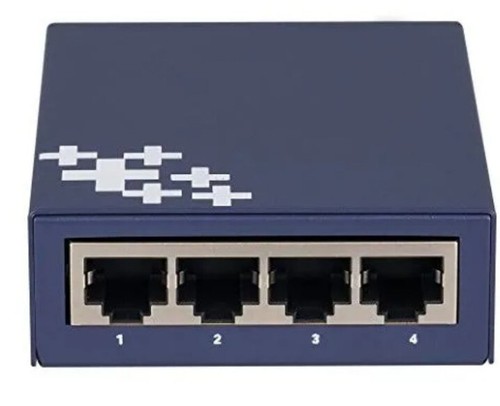 Huacomm 5-Port Smart 10/100Mbps PoE+ Switch with 4 PoE Ethernet