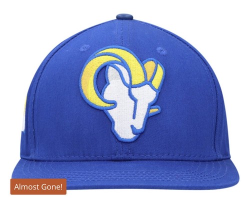 Los Angeles Rams Pro Standard Logo Snapback Hat - Royal PRO STANDARD