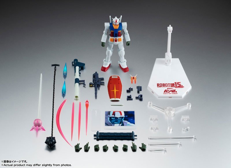 Bandai SIDE MS RX-78-2 Gundam ver Robot Spirits 15th - "Mobile Suit Gundam"