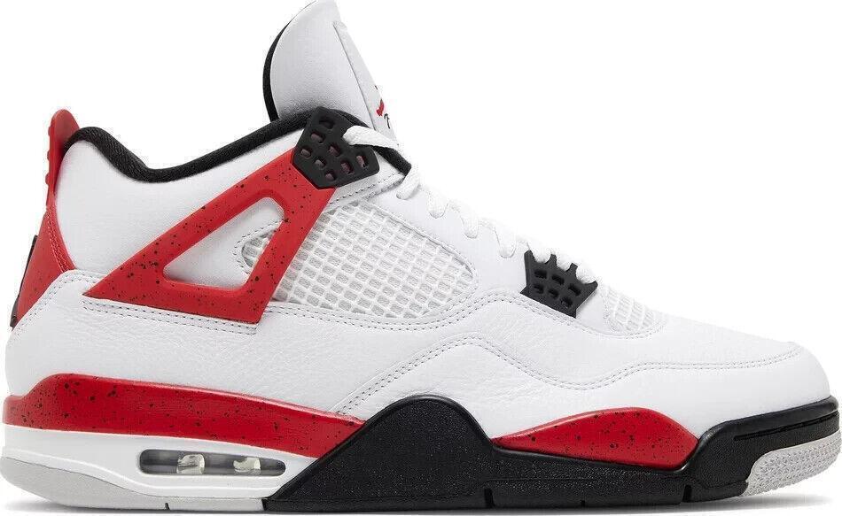Size 9.5 - Jordan 4 Retro OG Mid Fire Red for sale online | eBay