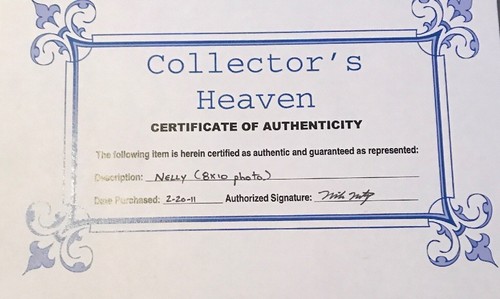 NELLY RAPPER RAP STL SIGNED AUTOGRAPHED 8X10 PHOTO W/COA