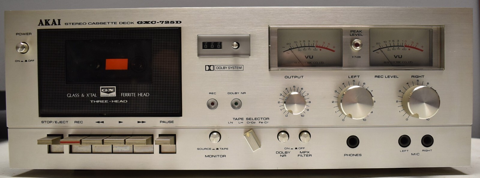 美品名機動作品 AKAI GXC-725D カセットデッキ アカイ 1977年 Vintage AKAI Stereo Cassette Deck GXC-725D | eBay